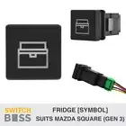 FRIDGE [SYMBOL] Square Console Push Switch Suit MAZDA BT50 BT-50 TF 2021+