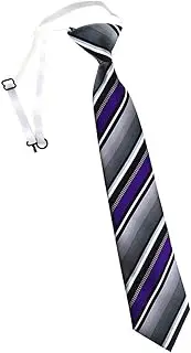 [TigerTie] Children's tie striped - tie pre-tied with elastic band