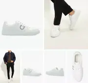 Salvatore Ferragamo Gancini ‘ LAKY 'Sneakers Trainers Runners Shoes New 39