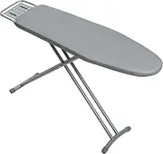 Ironing Board Full Size, BlissBoard 43"x13" Heavy Duty Iron Board with Iron Rest, Heat Resistant Cover with Ultra Thick Padding, Height Adjustable Sturdy Ironing Board, Silver