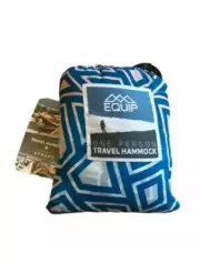 Equip One Person Hammock in Cracked Geo - Blue/Red (C)