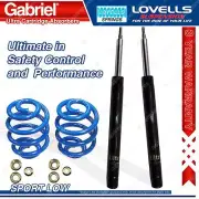 2 Front Sport Low Gabriel Shocks + Lovells Springs for Mitsubishi Sigma GJ GK GN (for: Mitsubishi)