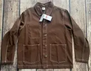 NIKE LIFE CHORE COAT JACKET FN0356-259 BROWN MENS LARGE NEW WITH TAGS $135