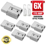 6x Premium 175AMP Anderson Style Plug Exterior Connector DC Power SOLAR CARAVAN