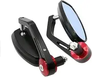Motorbike Mirrors For Ducati For Monster 620 696 797 821 For Scrambler For Diavel Motorcycle Handlebar End Rearview Mirror Aluminum Side Mirror 22mm Handlebar Mirror(5)