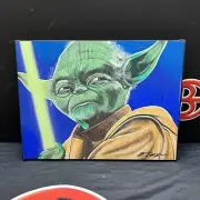 Star Wars Yoda William Lopa Movie Artwork Canvas LE /200
