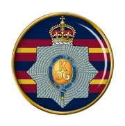 1st King's Dragoon Guards, British Army Pin Badge