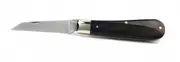 Joseph Rodgers 61BufSat - 60mm Satin Stainless Steel Curved Pruning Knife (Buffalo Scales Handle)