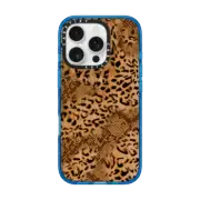 iPhone 16 Pro Impact Case MagSafe Compatible Brown Leopard