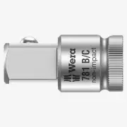 Wera 042673 Square Drive Size Adapter, 3/8" to 1/2"