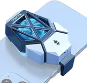 Phone Cooler, Low Noise Phone Cooling Fan, Phone Cooler For Live Streaming, Rechargeable Phone Cooler, Portable Phone Radiator For Overheat Clip-On Protection Fan Handy To Use For Mobile Phone