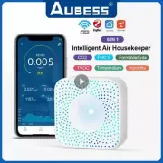 Tuya Zigbee/WiFi Smart Air Quality Sensor PM2.5/10 Detector VOC CO2 Temperature