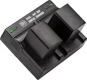 BM Premium 2 BP-828 Batteries and Dual Battery Charger for Canon VIXIA HF G40, HF G50, HF G60, HF G70, XA40, XA45, XA50, XA55, XA60, XA65, XA70, XA75, XA10, XA11, XA15, XA20, XA25, XF400, XF405