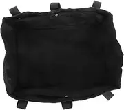 Large Capacity Storage Bin Walker Bag Organizer Bag for under Seat Walker Pouch Black Fabric Pouch