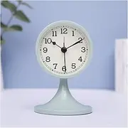 Alarm Clock Bedroom Mute Student Alarm Clock Nordic Style Children's Simple Bedside Metal Clock Table Simple Operation Large Font Bedroom Desk Clock Alarm Clock Table Clock Bedside Clock (Color : C)