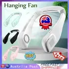 Portable USB Leafless Neck Fan Cooler Rechargeable Dual Effect Cooling Neckband*