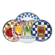 12pc Porto Valentina Porcelain Dinner Set Plate/Bowl Tableware