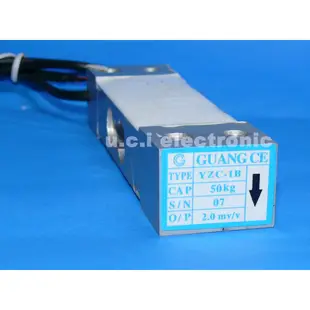 【UCI電子】(K-4) 50KG 秤重傳感器YZC-1B 稱重感測器 電子秤 壓力感測器