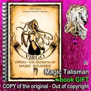 Antique Book Astrology Occultism Magic Esoteric Numerology Kabballah Virgo Sign