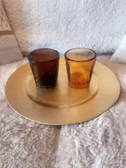 fire and light recycled On The Rocks glass tumblers