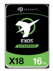 Seagate 16TB 3.5" SATA EXOS X18 Enterprise 512E/4KN, 6GB/S 7200RPM 24x7 data ...