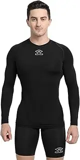 [Shrey] Intense Compression L/S Top Compression Top Full Sleeve Tights T-Shirt for Sports