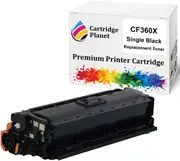 Black Compatible Toner Cartridge Replacement for HP 508X CF360X (12,500 pages) for HP Color LaserJet Enterprise M552 M552dn M553 M553dn M553n M553x MFP M577 MFP M577dn MFP M577f MFP M577z