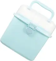 Ipetboom 1pc First Aid Box Storage Box Medication Medicine Case Organizer Lids Container Home Extra Large Storage Case Kit Piggy Bank Blue Plastic
