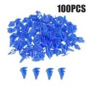 100pcs Fasteners Car Door Window Sealing Strip Weatherstrip Retainer Fixed Clips (for: Renault)