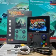 X6 3.5 Inch IPS Screen Handheld Retro Game Console Dual Joystick 10000+ NEW -USA