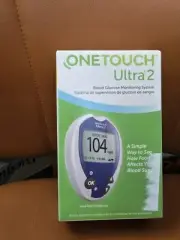 ONE TOUCH ULTRA 2 LIFESCAN SEALED GLUCOSE TESTING KIT EXP 2-29-28 MONITORING SYS