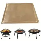 Outdoor Fireproof Blanket Camping Fire Pit Mat Lightweight Foldable Reusable