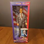 President George H.W. Bush Talking Doll 12 Inch Tall in Original box