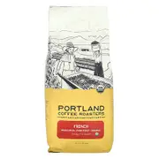 Portland Coffee Roasters, Organic Coffee, Whole Bean, Dark Roast, French, 2 lbs (907 g)
