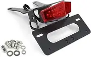 Tail Tidy License Plate Holder With LED Light Compatible With CRF250L CRF250M 2013-2022 CRF250 Rally 2017-2022 Fender Eliminator(A)