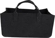SWOOMEY 1Pc Portable Felt Storage Pouch Firewood Storage Bag for Outside Deep for Organizing Newspapers and More
