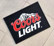 Coors LIGHT Rubber bar mats spill mat bar runner drip mat beer coasters bar pub
