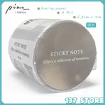 【PION正品附發票】【款式：STICKY NOTE】【紙膠帶：整捲】【4.5CM模造紙膠帶】【有割型】