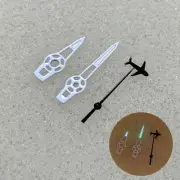 Airplane Second Hands Green Luminous Watch Hands For NH35 NH36 Watch Movement