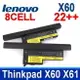 LENOVO X60 22++ 8芯 電池 Thinkpad X61 X60s X61s 40Y7003 42T4506 93P5028 93P5029 93P5030 40Y7001 40Y7003 ASM 92P1170 ASM 92P1174 FRU 92P1167 FRU 92P1169 FRU 92P1171 FRU 92P1173 FRU 92P1227