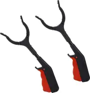 Pack of 2 30 cm Children's Gripping Tongs, Seniors Short Gripper, Garden Gripper, Collecting Clips, Hygienic Clips