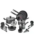 T-Fal 18-Piece Nonstick Assorted Cookware Set Including Nonstick Pots and Pans p