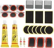 1 Set Bicycle Tire Repair Tool Bicycle Tool Bicycle Tire Tool Bike Bicycle Tire Patches Cycling Tire Levers Tube Patch Kit Heavy Duty Bike Repair Tool Kit Quick Tire Repair Kit