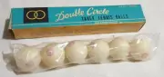 Sealed set of 6 ping pong balls in the original box VINTAGE Double Circle tennis