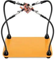 Magnetic Helping Hands Soldering Station, Third Hand Soldering Tool 4 Flexibl...