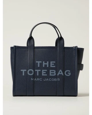 Marc Jacobs Tote Bag Leather Tote Women Blue Handbags