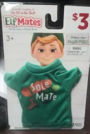 ELF MATES COBBLER GRAPHIC T-SHIRT ACESSOTY SET ELF ON THE SHELF NEW