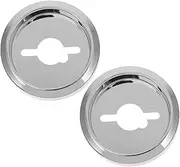 TOYZFRIENDY 2pcs Stove Switch Knob Base Durable Replacement Covers for Gas Grill Control Knobs Smooth Rotation Elegant Finish for Kitchen Cooktop Oven Supplies