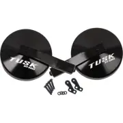 Tusk Alloy UTV Mirror Kit w/A-Pillar Mounts For POLARIS RZR XP Turbo Limited