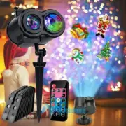 Christmas 26 Pattern HD Projector Laser Light Snow Landscape Garden Decor Lamp
